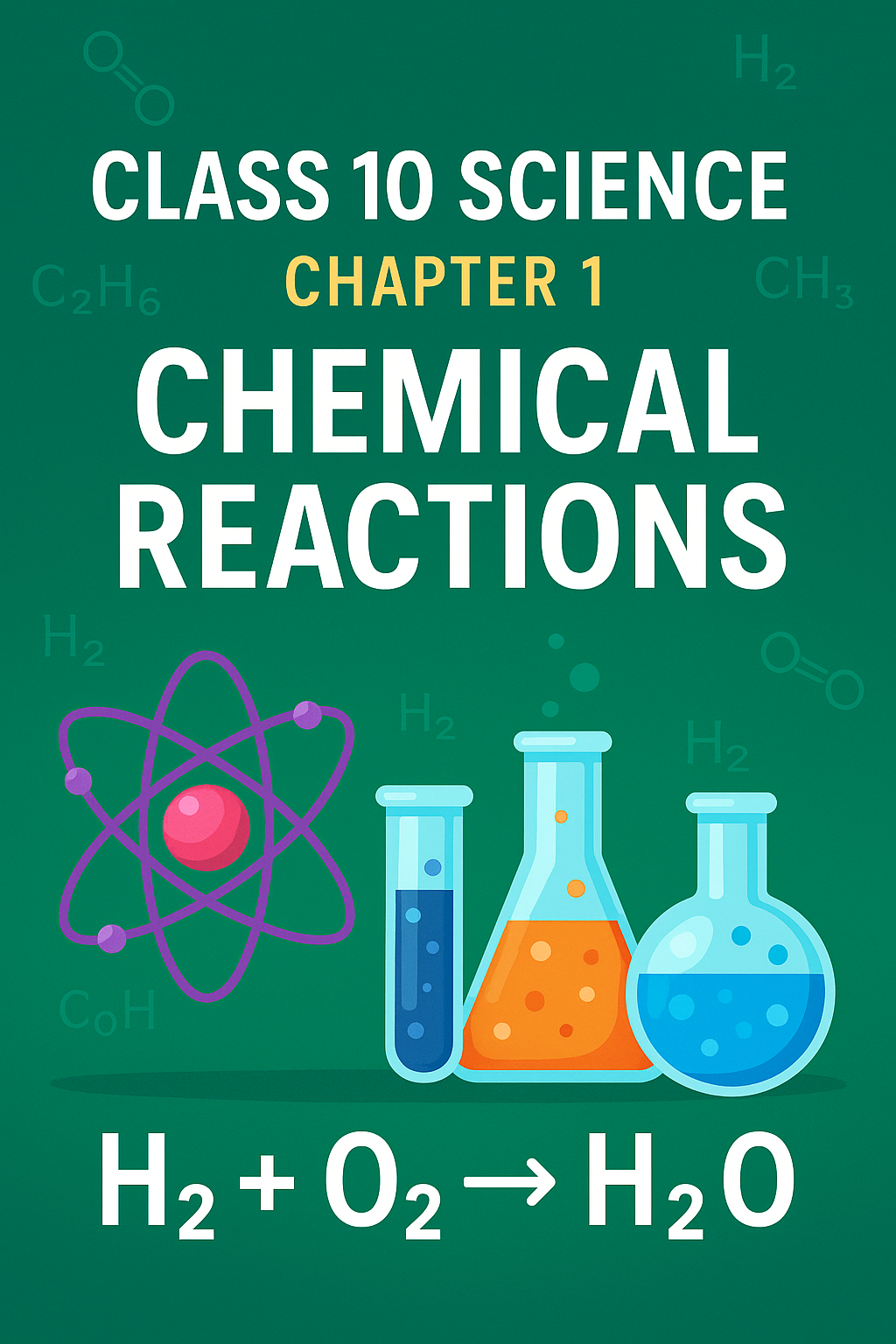Class 10 Science Chapter 1 - Chemical Reactions and Equations Illustrated